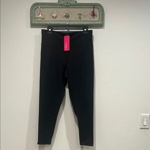 Terez solid Black Leggings plus size 1X high rise full length yoga pants new